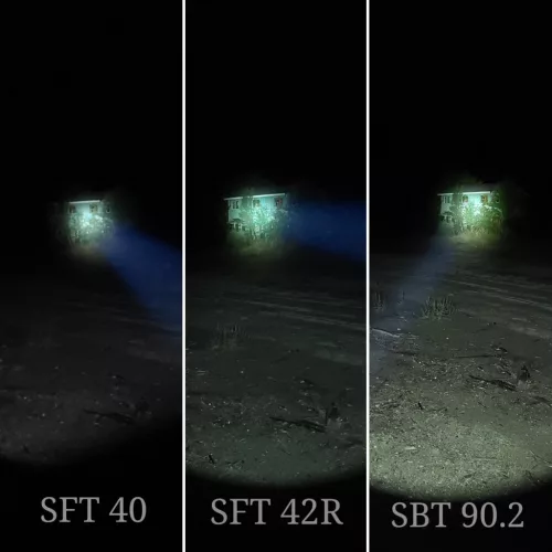 Convoy L21B svítilna s LED SFT42R, světelný tok 3000 lumenů a dosah cca 1400 m