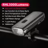 Přední světlo pro jízdní kola Rockbros RHL3000