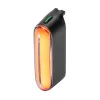 ROCKBROS 24120009001 zadní světlo na kolo s brzdovým senzorem, magnetickým upevněním, 7 režimy svícení, dobíjecí přes USB, vodotěsné IPX6