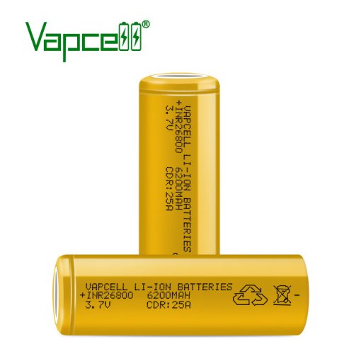 Vapcell 26800 3,7 V Li-ion batéria Flat Top