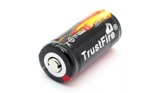Dobíjecí lithium-iontová baterie TrustFire 16340 chráněná