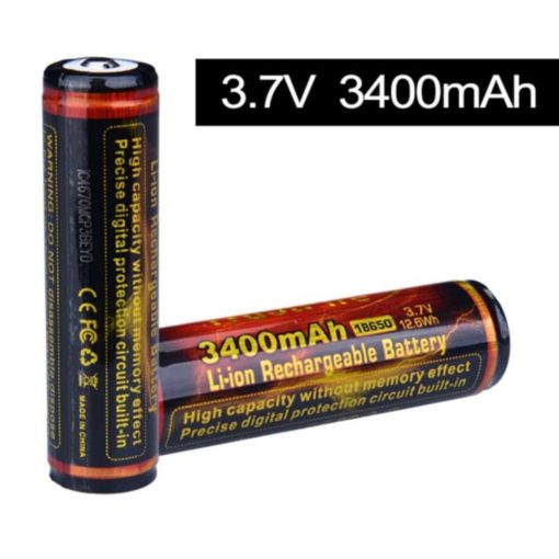 Dobíjecí lithium-iontová baterie Trustfire 18650 s kapacitou 3 400 mAh