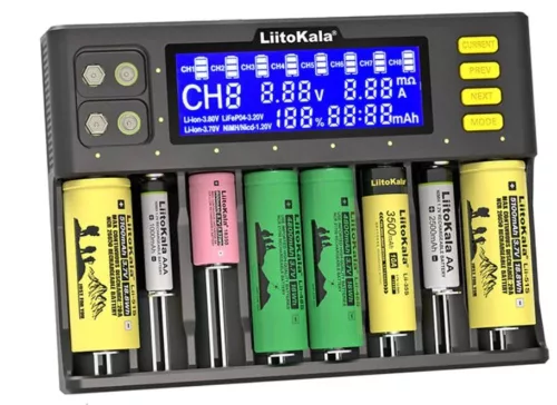 Nabíječka LiitoKala Lii-8S pro 8 baterií