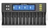 LiitoKala Lii-S12 12-slotová nabíječka baterií 18650 Pro baterie 20700 26650 21700 14500 10440 16340 1,2V 3,7V