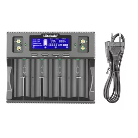   LiitoKala Lii-D4XL 21700 nabíječka baterií Pro velké baterie (i pro 32700)