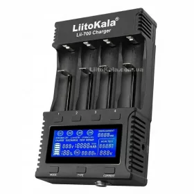 LiitoKala Lii-700 čtyřkanálová nabíječka akumulátorů
