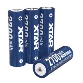 XTAR 1,5V AA Li-ion baterie 2700mAh 4300mWh, 4 ks