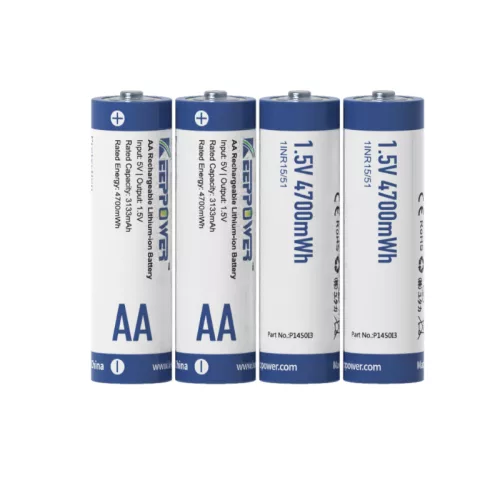Keeppower P1450i3 AA 1,5 V Li-ion baterie 3133 mAh / 4700 mWh – sada 4 ks
