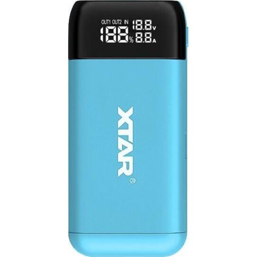 Xtar PB2SL kompaktní dvoukanálová USB nabíječka s funkcí powerbanky