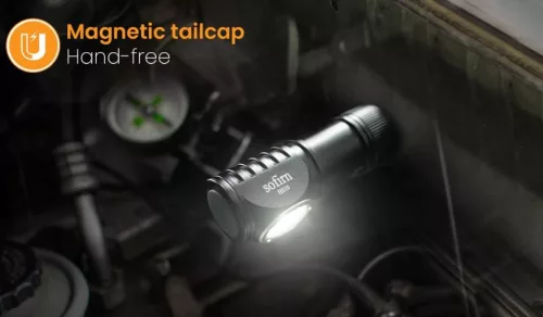 Sofirn HS10 USB C dobíjací mini 16340 svetlomet 1100lm LH351D 90CRI uhlové svietidlo TIR optika s magnetickým chvostom 2 skupiny