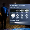 SOFIRN SR15 nabíjecí svítilna, 4500 lumenů, super jasná, dlouhý dosvit, EDC svítilna