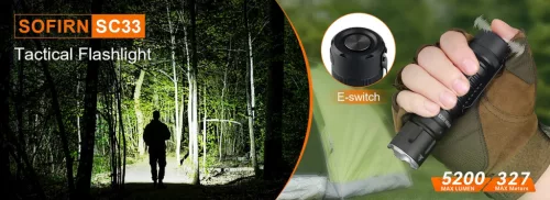Sofirn SC33 výkonná EDC svítilna – 5200 lumenů