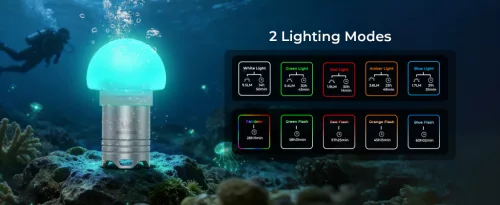 Potápěčské světlo Wurkkos DL04 RGB