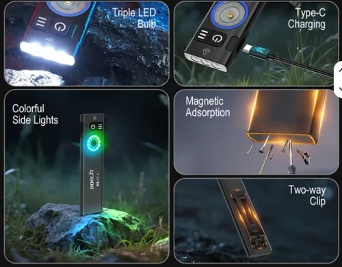 BORUiT YHX-0562 EDC svítilna