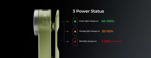  Wurkkos HD03 dobíjecí svítilna, EDC s klipem, 680 lumenů, modrá