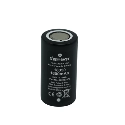 Keeppower UH1835P2 18350 1600mAh Li-ion dobíjecí akumulátor (max. 8A)