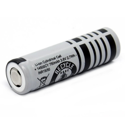 HighPower 14500cy 750mAh AA velikost 3,6V dobíjecí Li-ion baterie