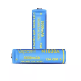   Vapcell N1830A 18650 3000mah chráněná a velkokapacitní dobíjecí li-ion baterie