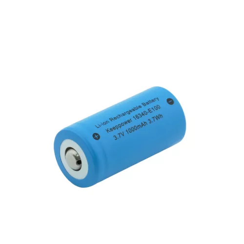 Keepppower 16340 1000mAh,, 3,6V - 3,7V Li-ion baterie