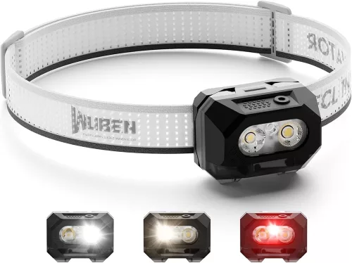 WUBEN H4 800 lm dobíjecí LED čelovka s IP68 senzorem
