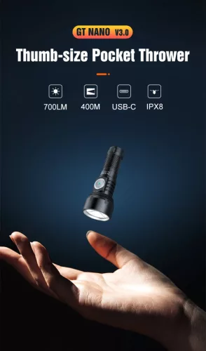 Svítilna LUMINTOP GT NANO v3 EDC