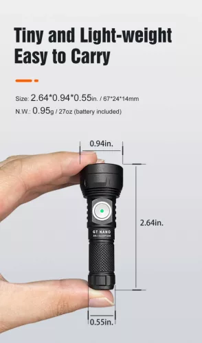 Svítilna LUMINTOP GT NANO v3 EDC