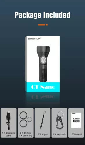 Svítilna LUMINTOP GT NANO v3 EDC