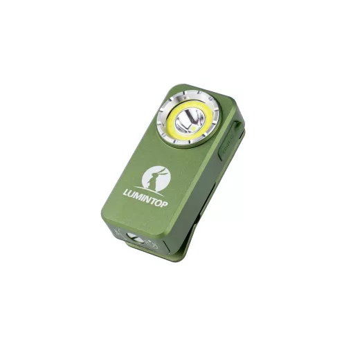 Lumintop F01 EDC svítilna s výkonem až 1200 lumenů a dosahem 182 metrů - zelená