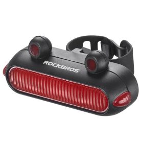   ROCKBROS Bionic Frog Zadní světlo Bike Taillight LED Type-C Nabíjení 5 režimů Bezpečné varování Cyklistické zadní světlo Zadní cyklistická lampa